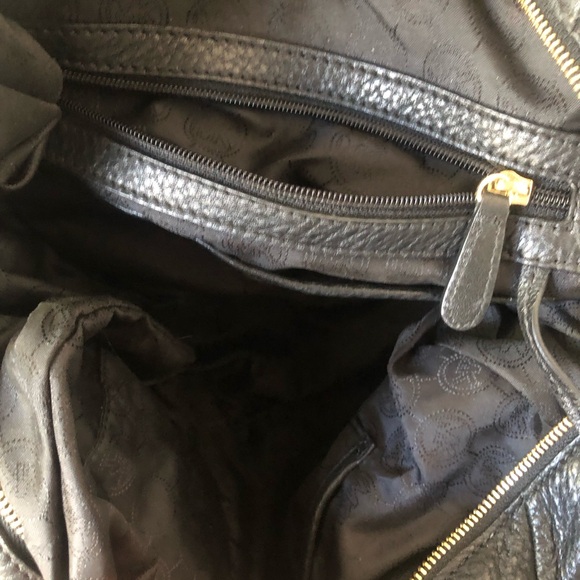 Michael Kors pebbled black handbag